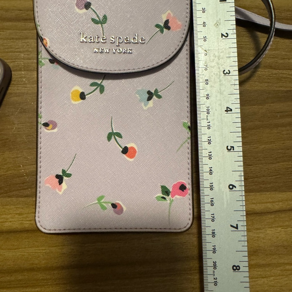 Kate Spade New York Floral Leather Phone Crossbody Bag - NWOT - Picture 4 of 13